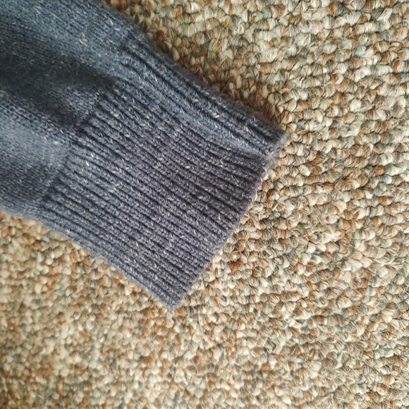 Banana Republic Men's Cardigan Sweater Small Blue Dual Zippers - Picture 5 of 10